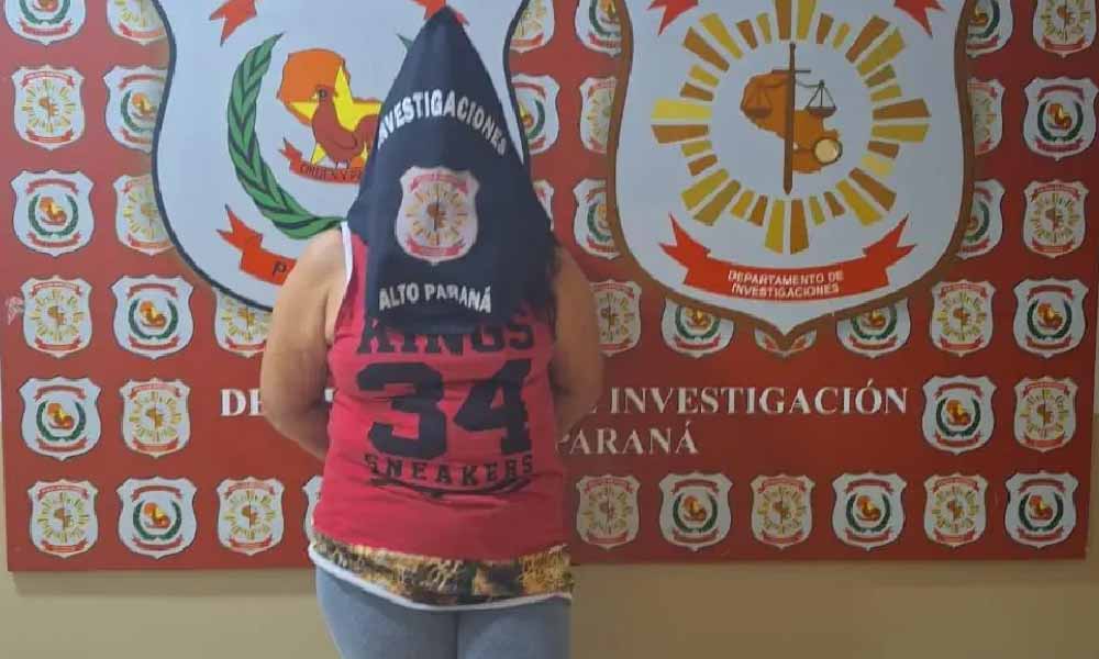 Policía capturan a una mujer con más de 20 antecedentes en Alto Paraná