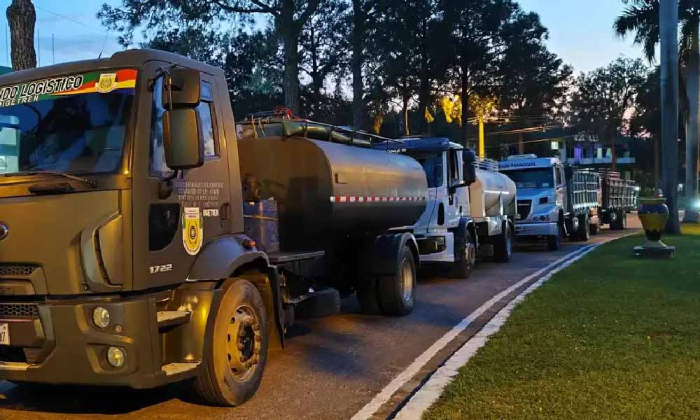 Gobierno envía 199.000 litros de agua al Chaco para asistir a comunidades indígenas