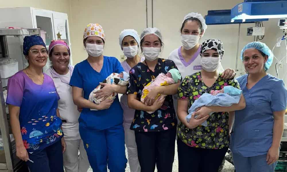 Piden ayuda para trillizos que nacieron en Hospital de Clínicas