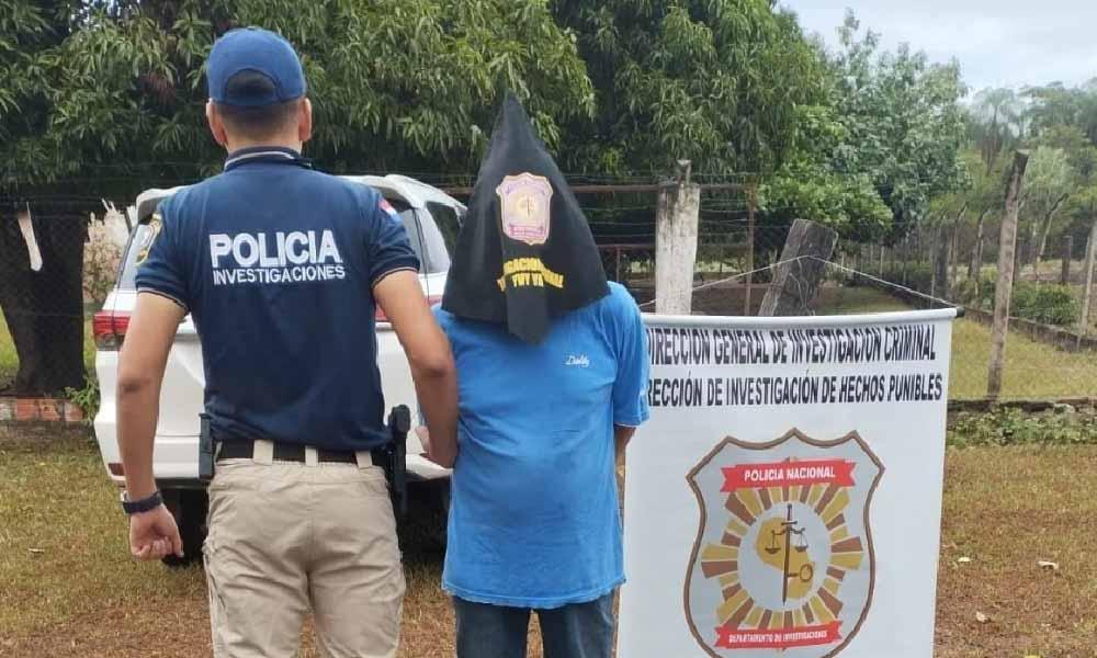 Supuesto feminicida es capturado tras un procedimiento policial en Yby Yaú