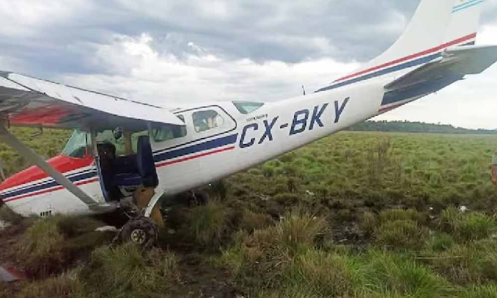Avioneta robada en Uruguay quedó sin combustible y aterrizó en Itapúa