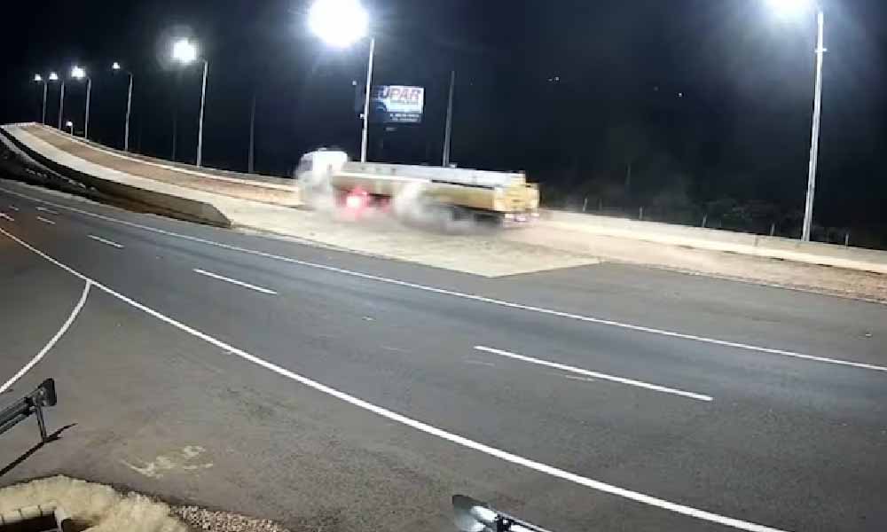 Rampa de frenado suma otro logro al evitar accidente de camión en Pedrozo