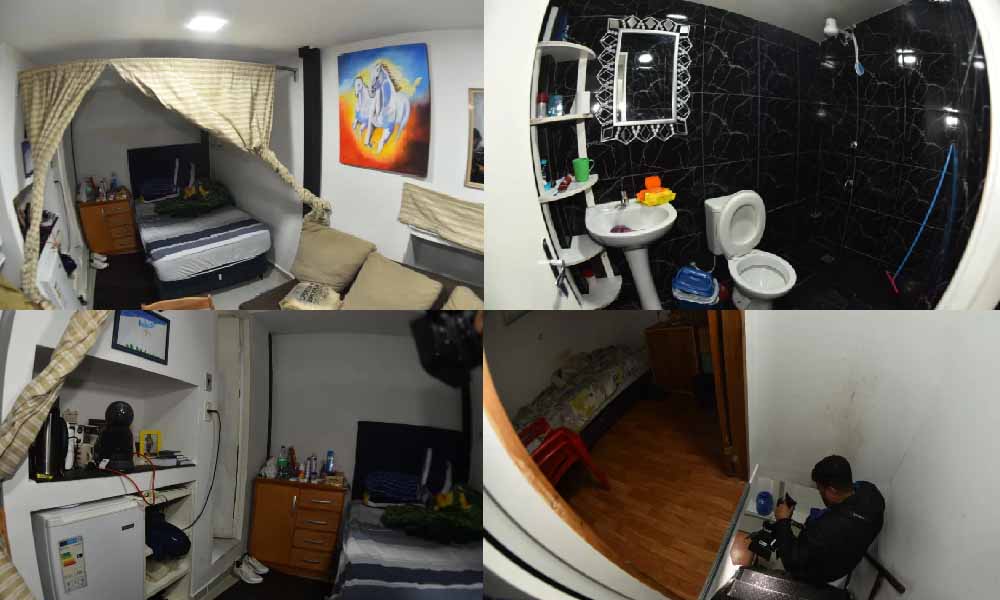 Frigobar, TV led y otros lujos: Así se ven por dentro las celdas vips del penal de Emboscada