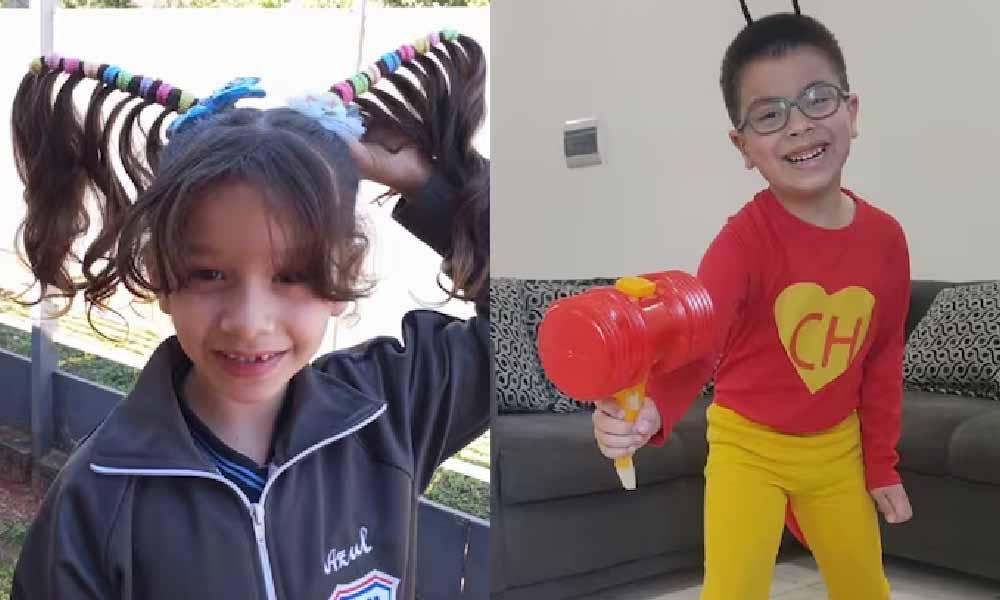 Niños causan furor con el peinado loco y los disfraces por su día en las escuelas