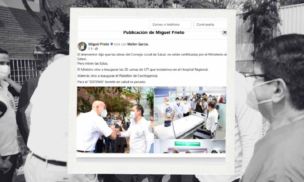 Miguel Prieto refuta acusación del interventor: “Miren las fotos”