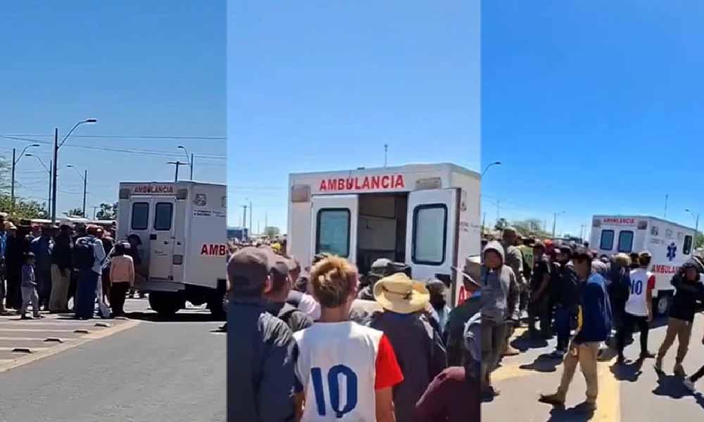Indígenas que protestan en el Chaco retienen ambulancia para revisarla