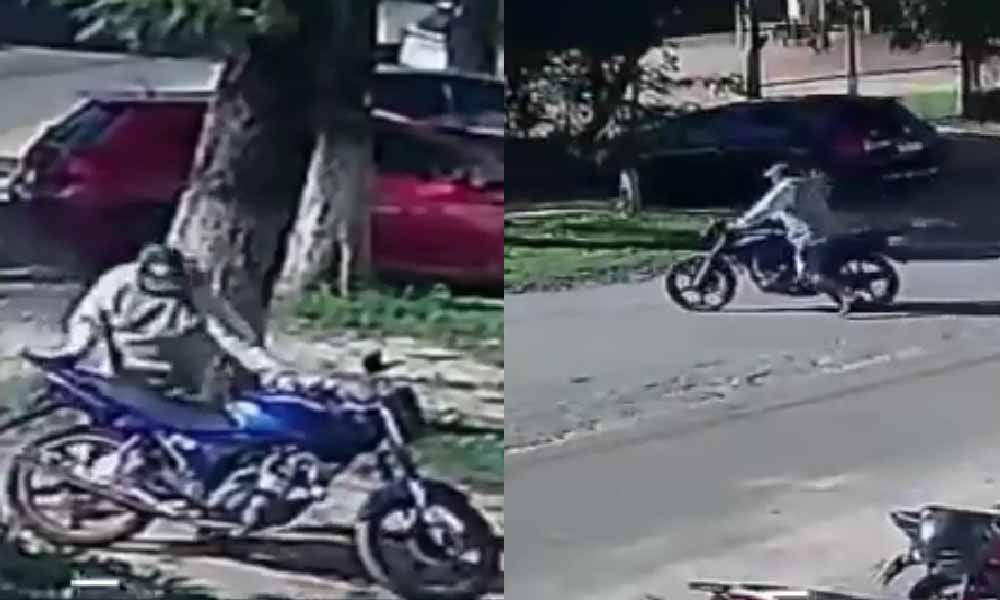 Robaron motocicleta a plena luz del día en el barrio 12 de Junio de Coronel Oviedo
