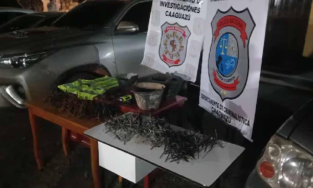 Suman siete los detenidos tras asalto frustrado a un convoy de encomiendas en Caaguazú  