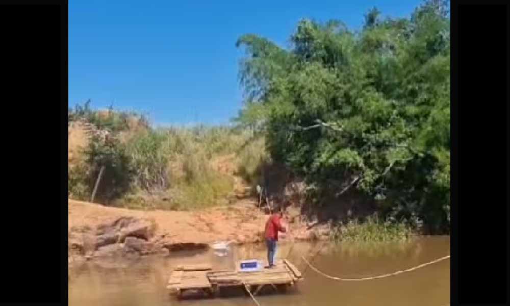 Río Aquidabán se “traga” a indígena tras vuelco de una balsa