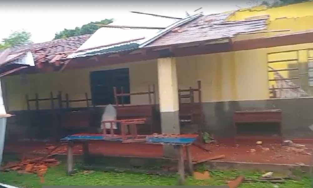 Temporal destechó 23 viviendas y una escuela y destruyó cultivos en Caaguazú