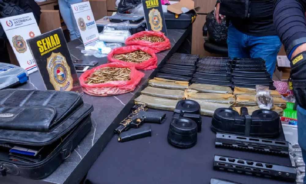 Para Digemabel, es la primera vez que se incautan equipos para ensamblar armas en Paraguay