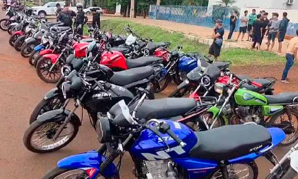 Minga Guazú: en combate a carreras ilegales, policías incautaron 80 motocicletas