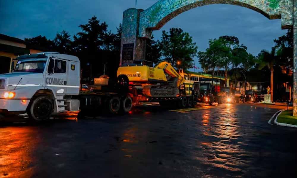 Convoy militar parte rumbo al Chaco para revitalización de tajamares