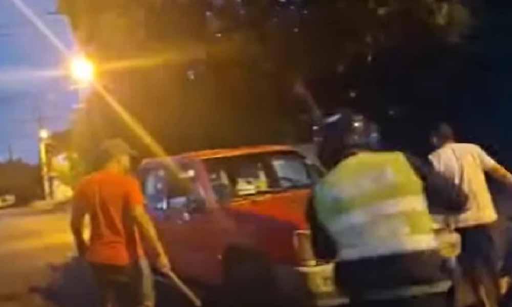 Ebrios golpean a policías y quedan detenidos tras persecución en Fernando de la Mora