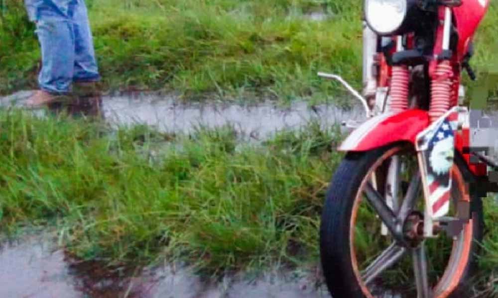 Motociclista murió tras ser impactado por un rayo en San Pedro del Paraná