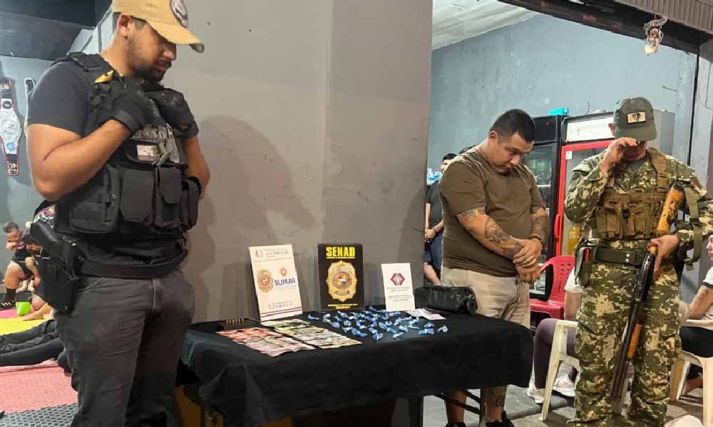 Senad desmantela local de pizzas y lomitos que hacía de fachada para microtráfico de drogas en Asunción